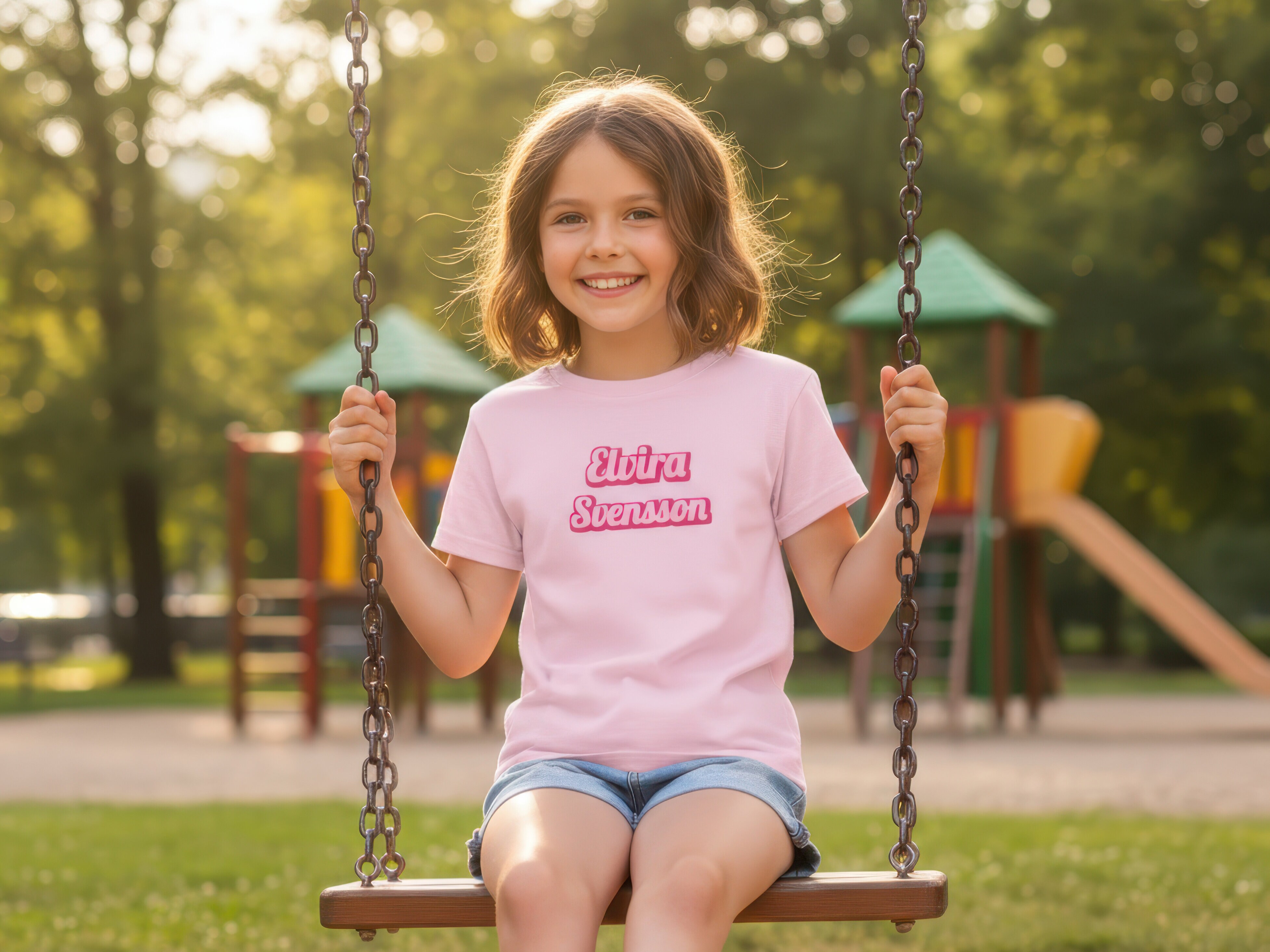 T-shirt till Barn med Egen Text