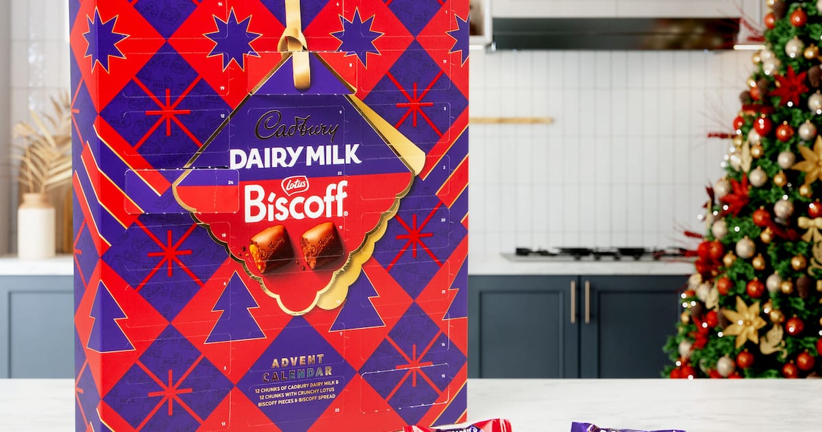 Cadbury Dairy Milk Biscoff julekalender