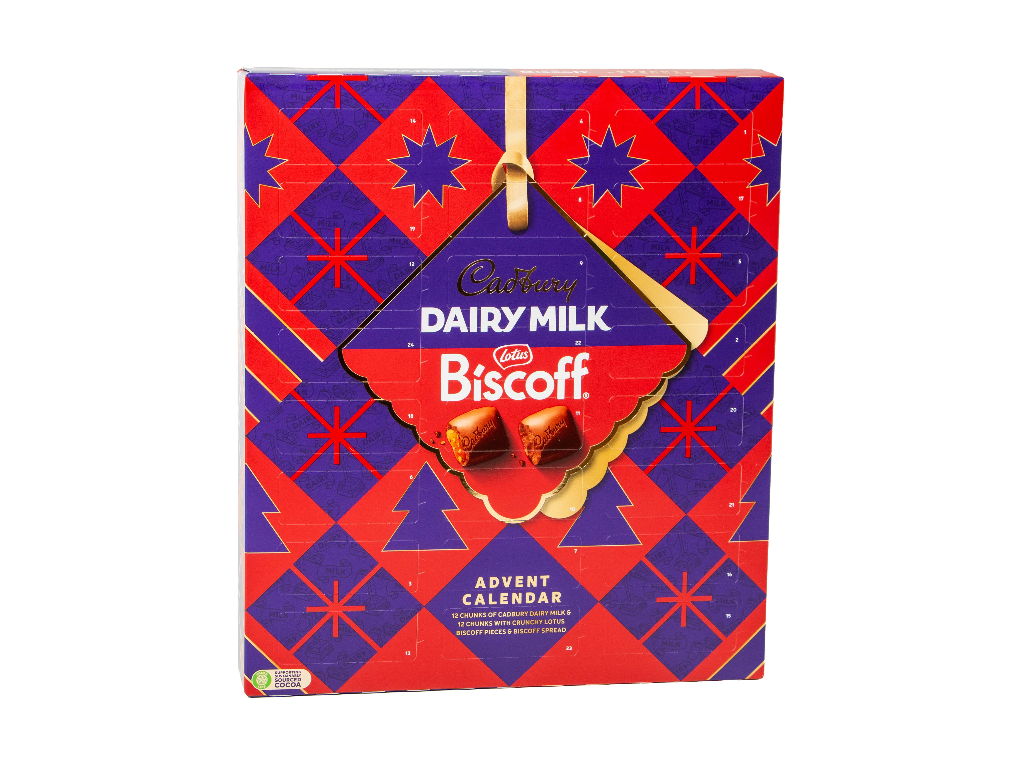 Cadbury Dairy Milk Biscoff Adventskalender