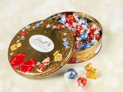 Lindt Chokolade i Metalæske