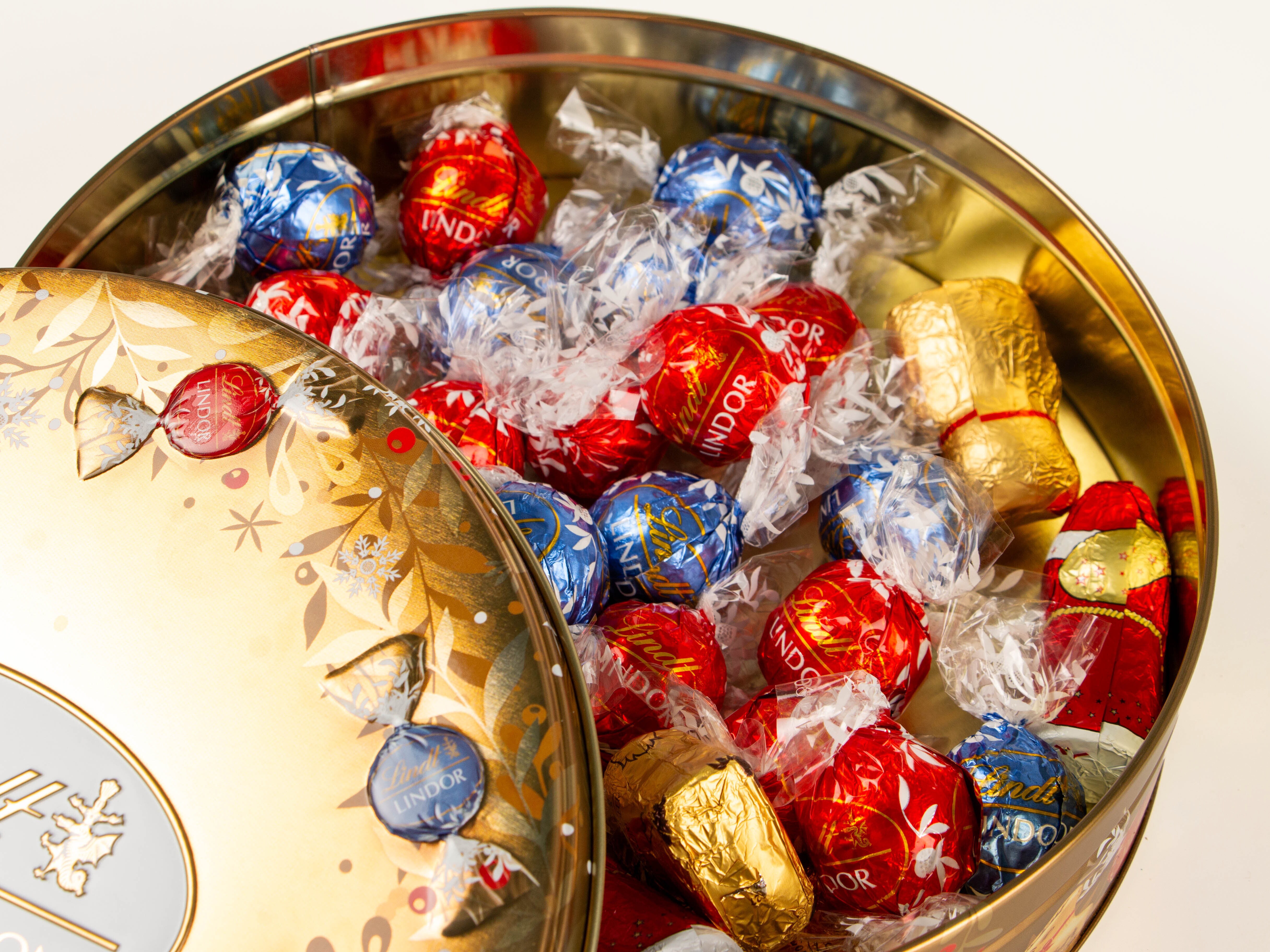 Lindt Choklad i Plåtburk