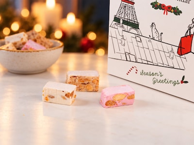 Julekalender med fransk nougat - Chabert & Guillot