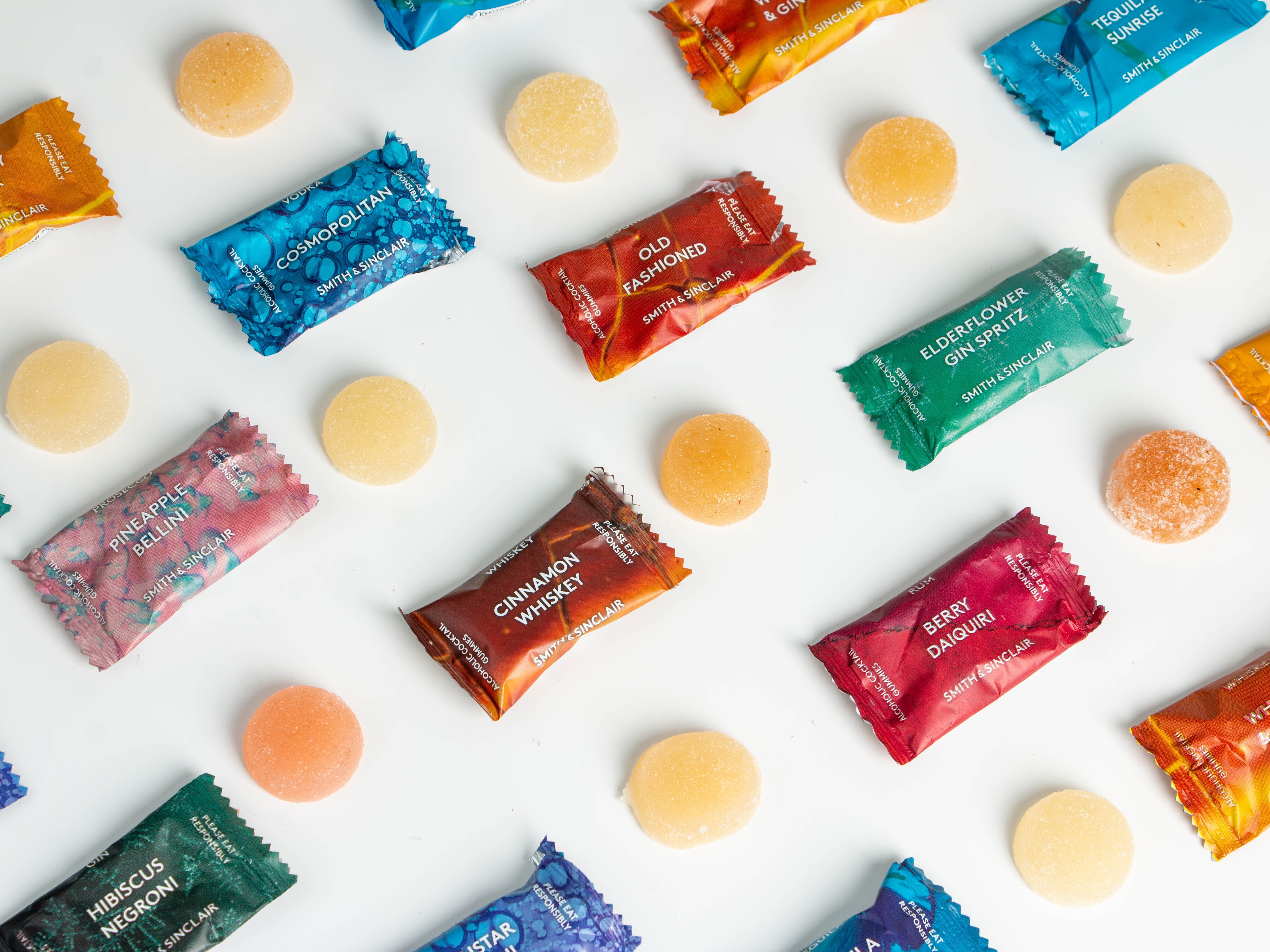 Adventskalender med Cocktailgodis för Vuxna - Smith & Sinclair