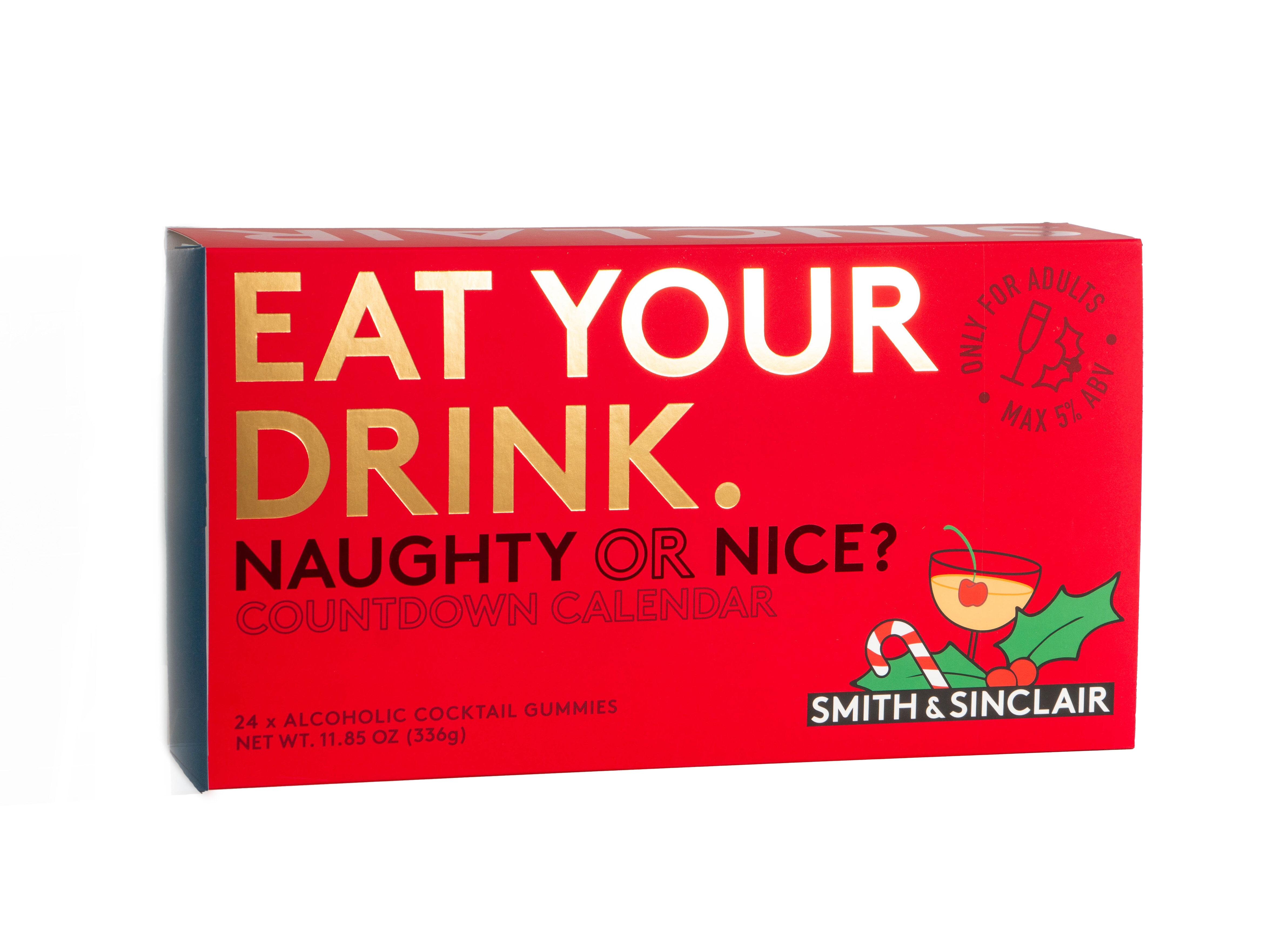 Adventskalender med Cocktailgodis för Vuxna - Smith & Sinclair