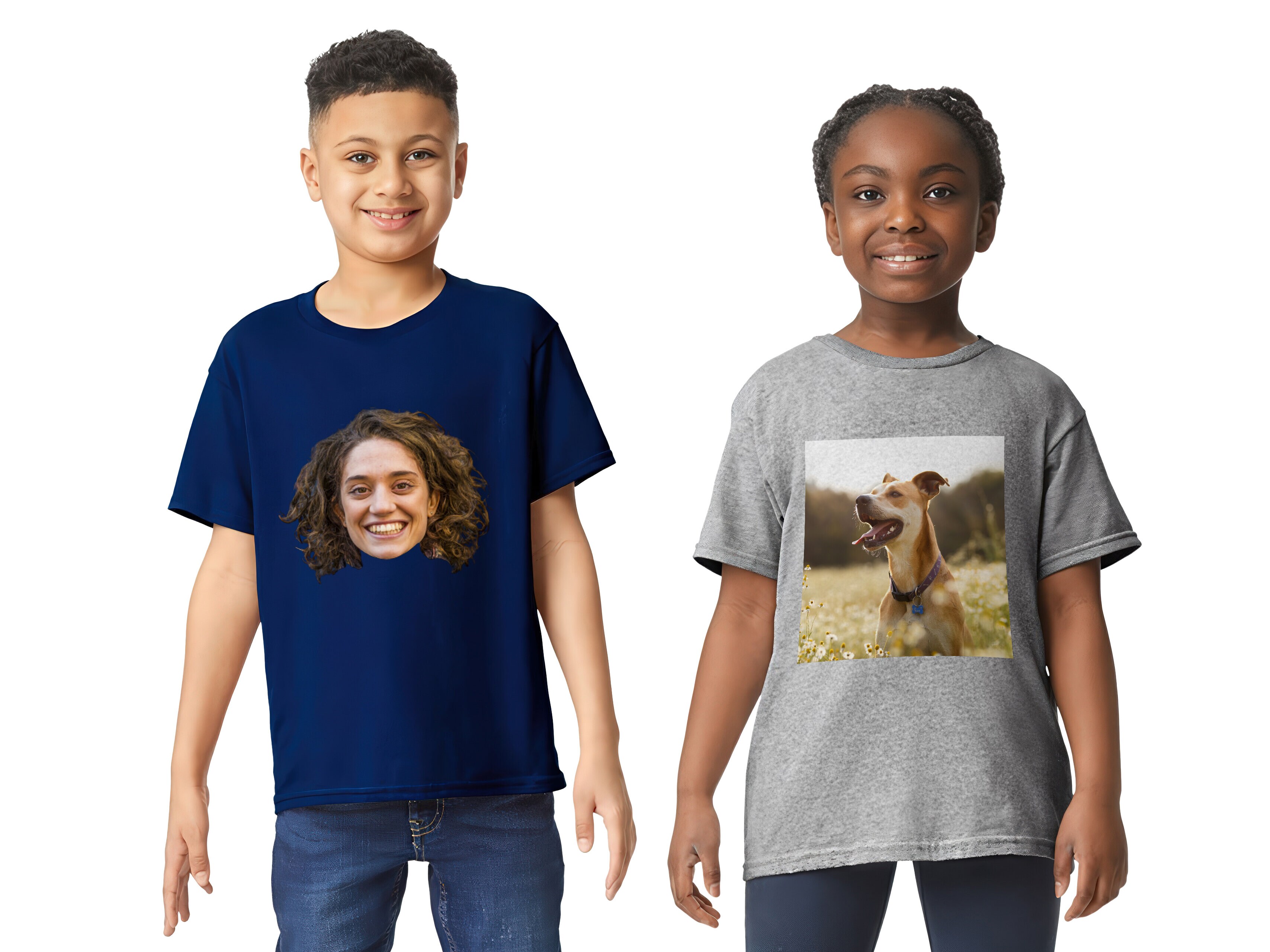 T-shirt till Barn med Foto