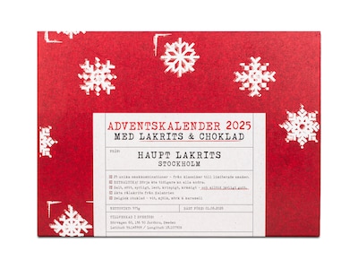 Haupt Lakrids Julekalender