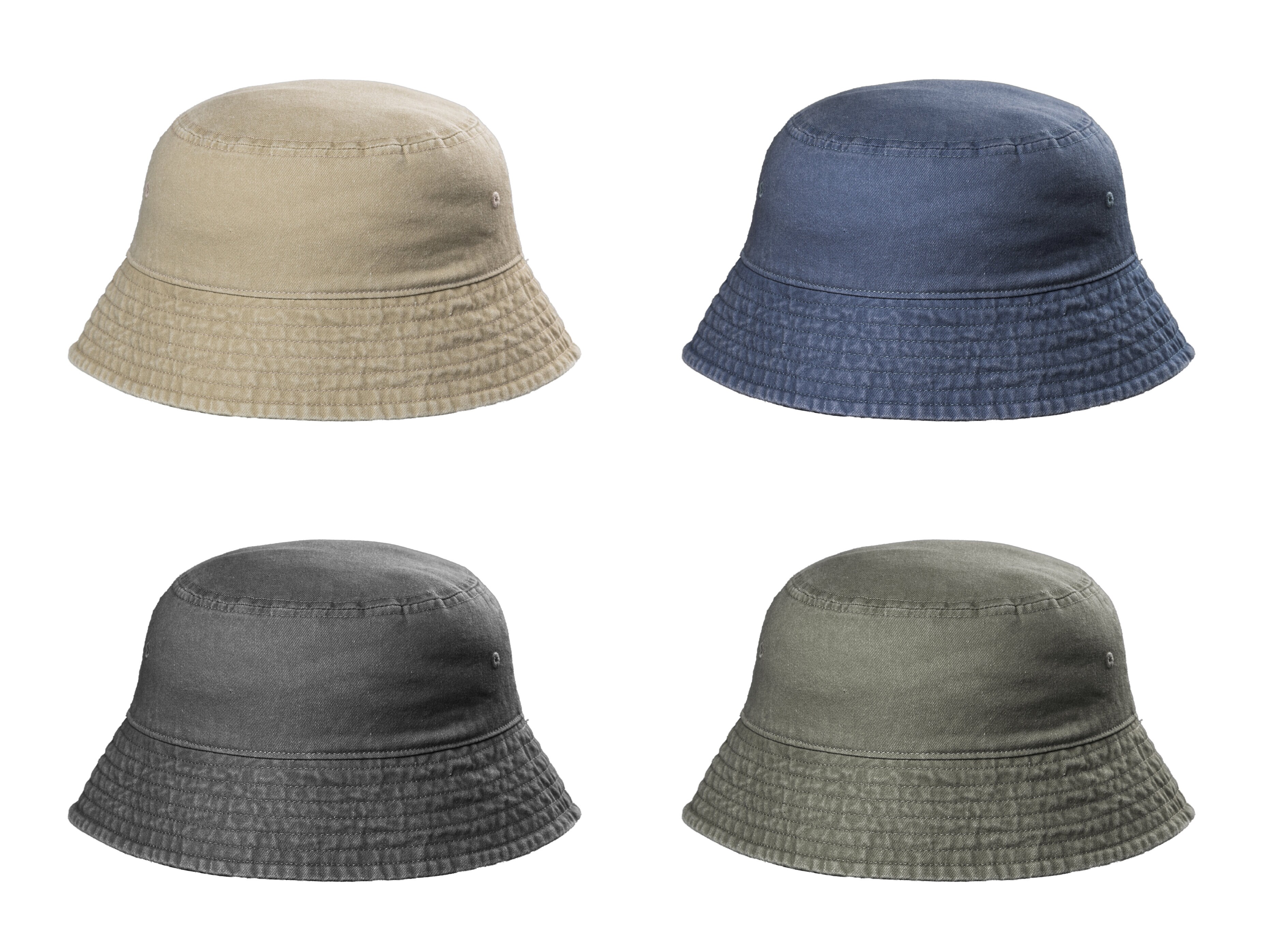 Bucket hat med broderi - egen tekst