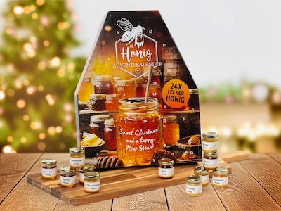Adventskalender mit Honig