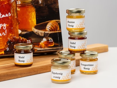 Adventskalender mit Honig