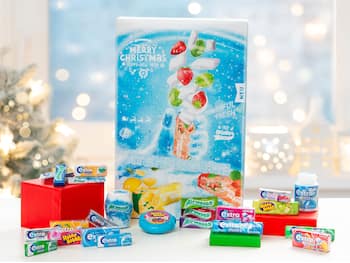 Adventskalender mit Kaugummi