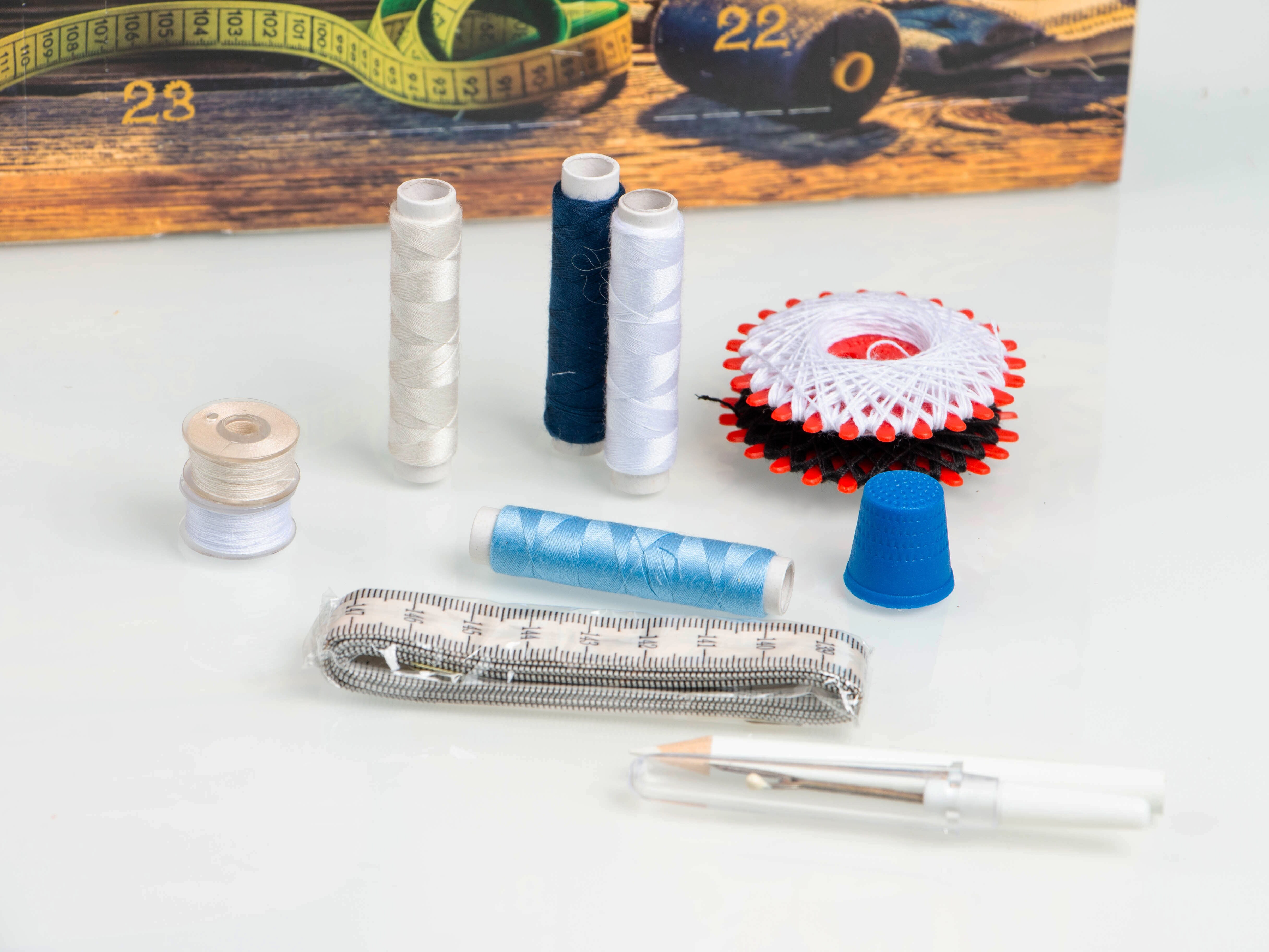 Julekalender med Sytilbehør