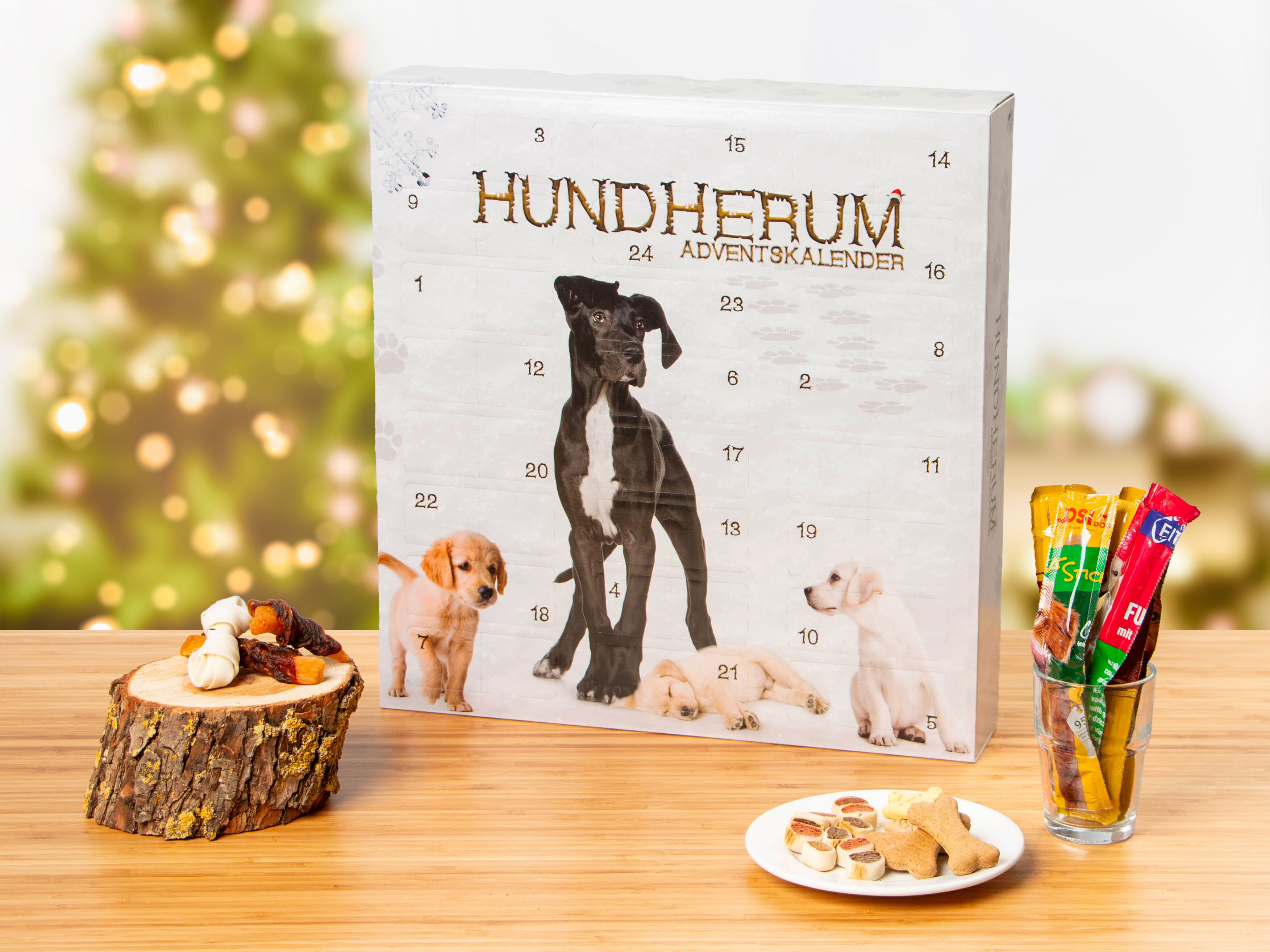 Julekalender med Hundegodis