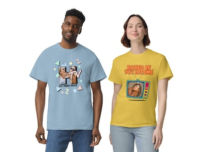 T-shirt med Eget Tryk - Retro Cartoon