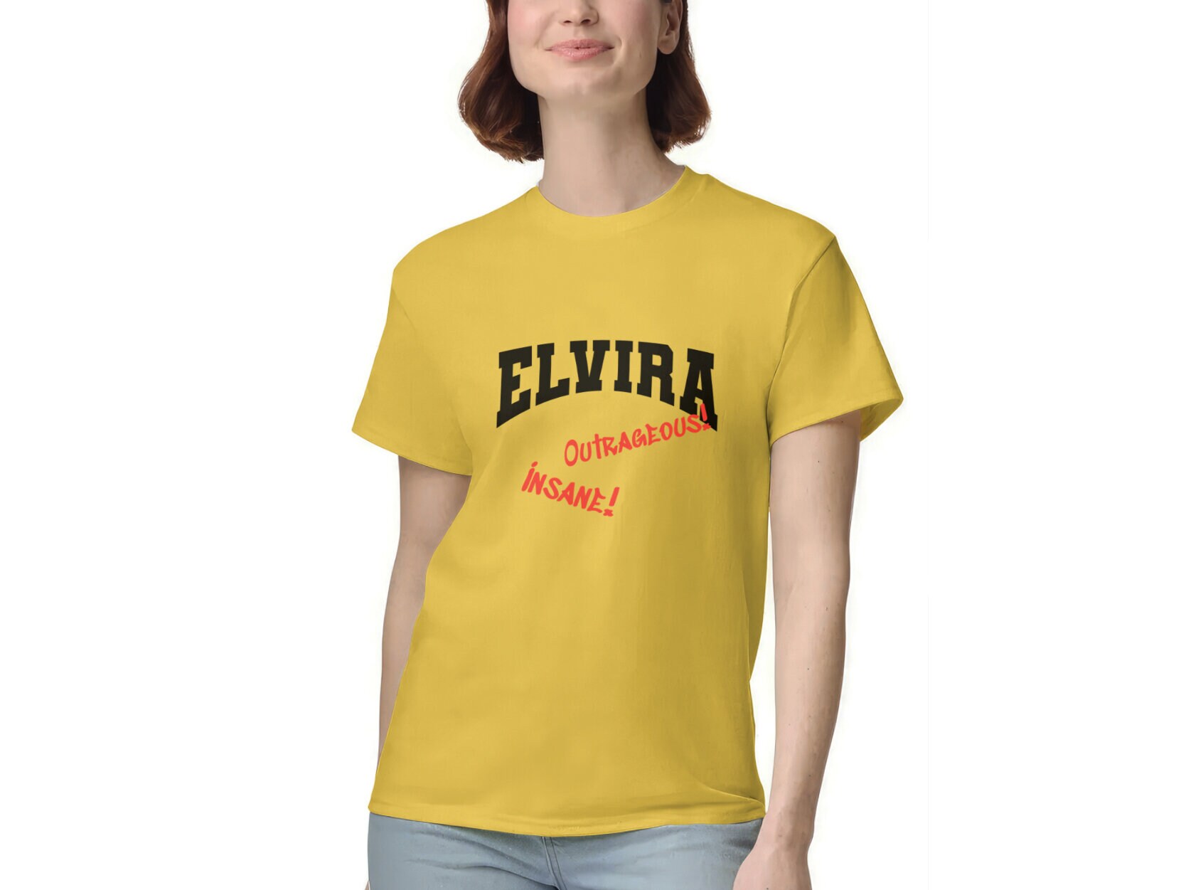 T-shirt med Egen Text i Collegestil