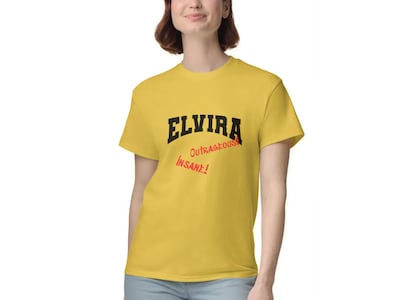 T-shirt med Egen Text i Collegestil