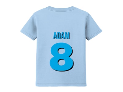 T-shirt till Barn med Egen Text - Fotbollströja