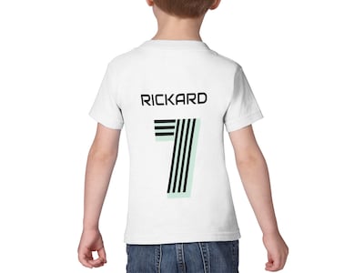 T-shirt till Barn med Egen Text - Fotbollströja