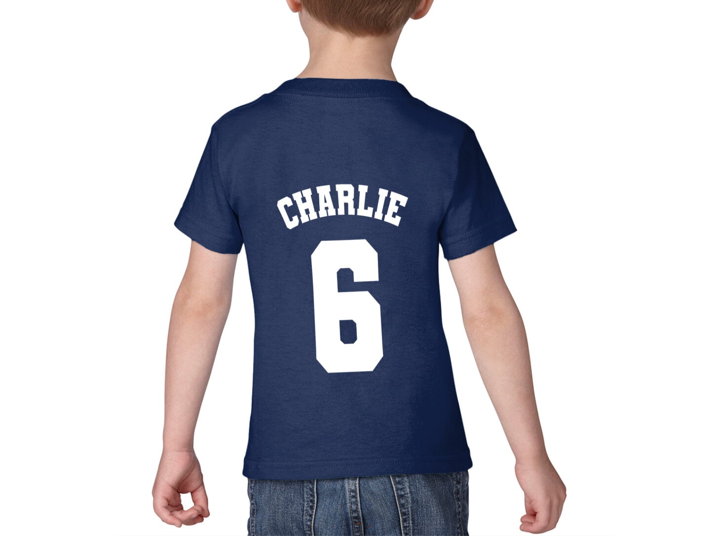 Lasten T-paita Omalla Tekstillä - Jalkapallopaita