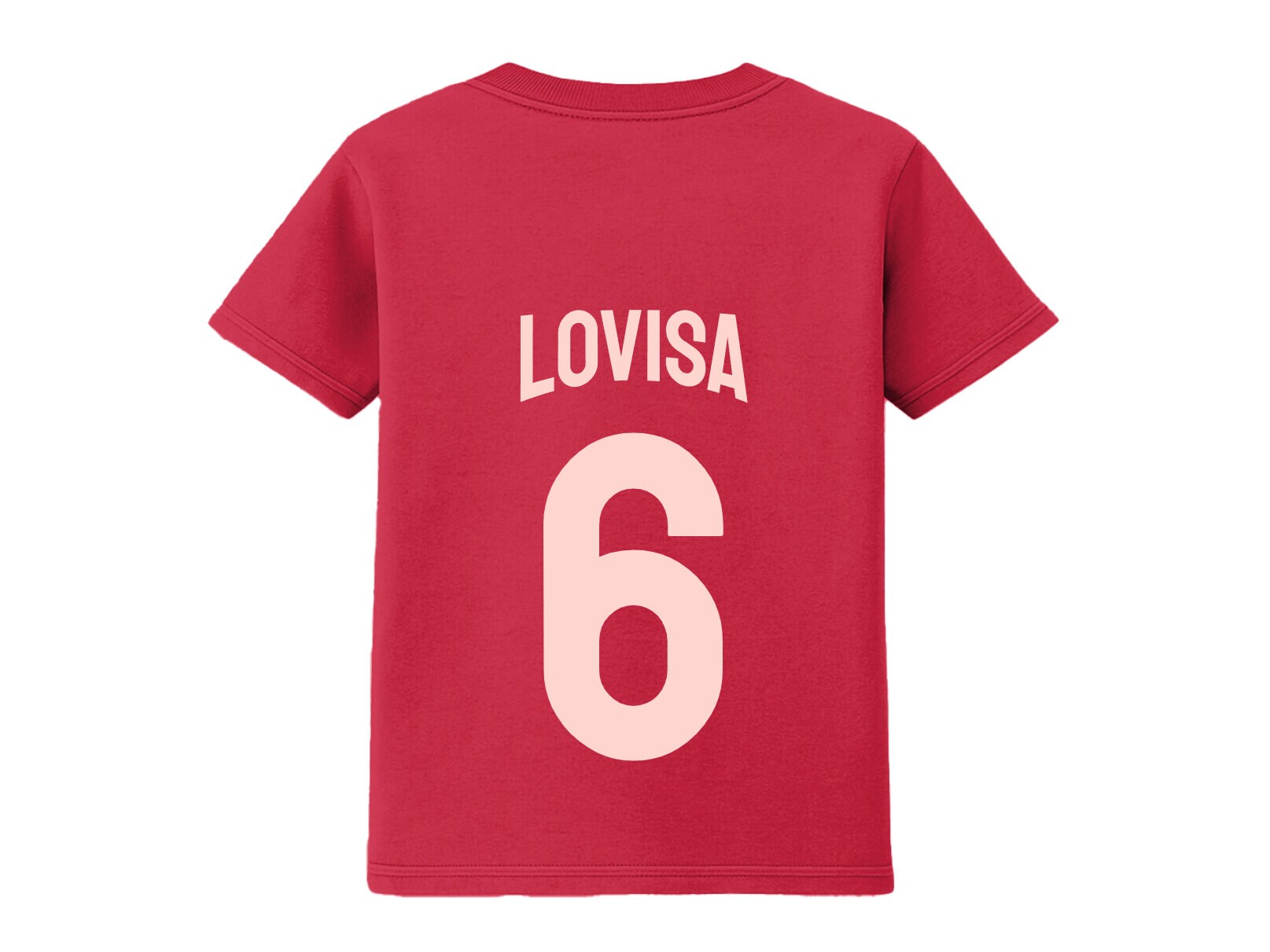 Lasten T-paita Omalla Tekstillä - Jalkapallopaita