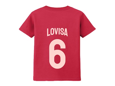 T-shirt till Barn med Egen Text - Fotbollströja