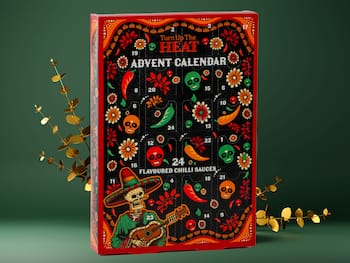 Adventskalender mit Chilisaucen