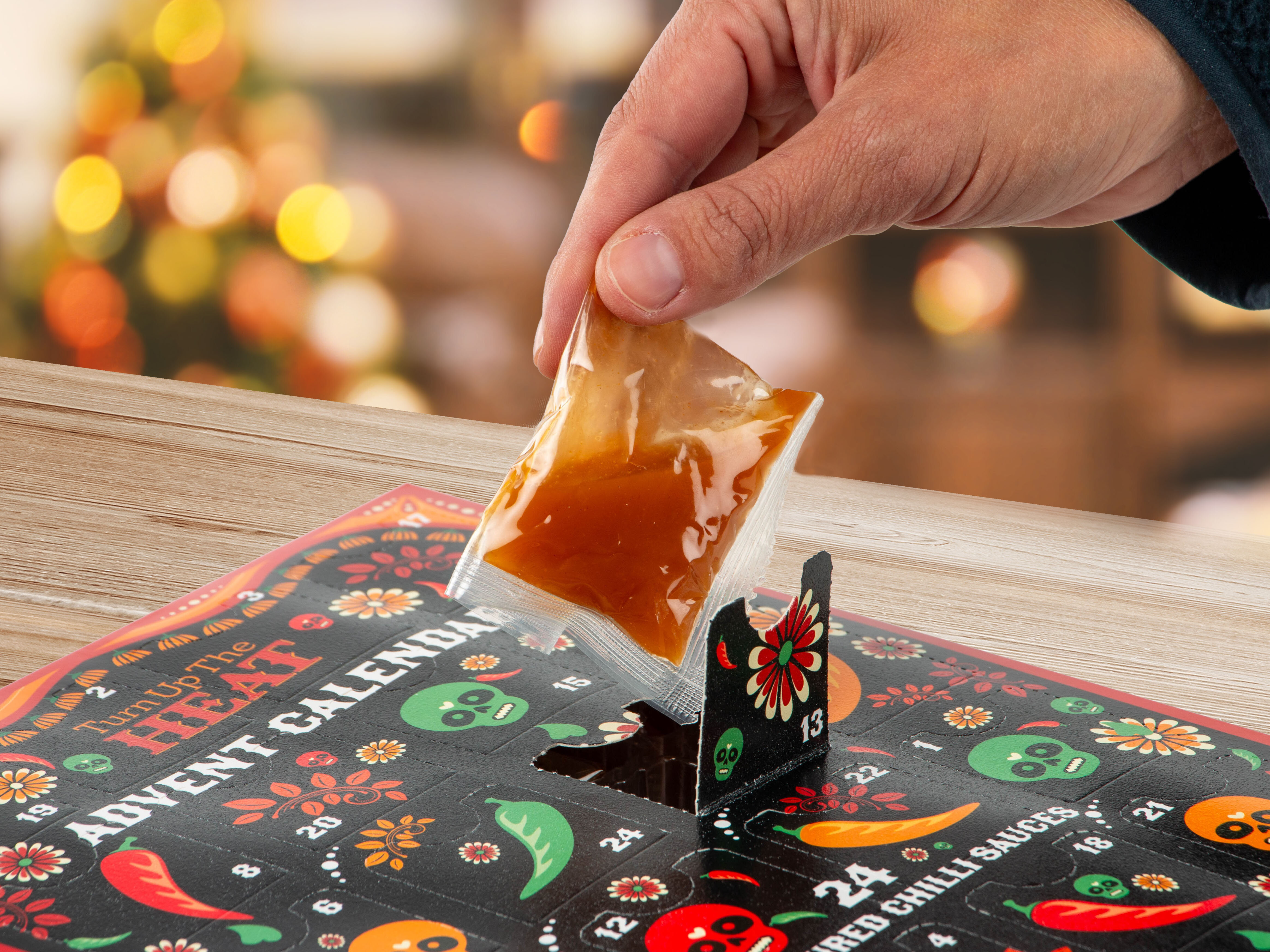 Joulukalenteri Chilikastikkeet