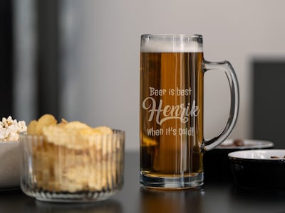 Ølseidel med gravering - egen tekst