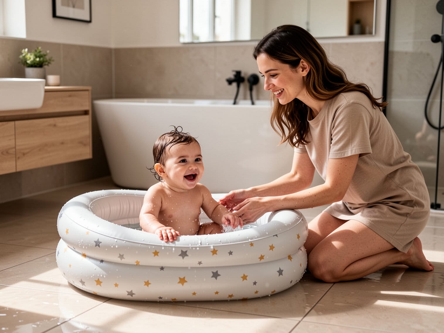 Oppblåsbar badebalje til baby fra Intex