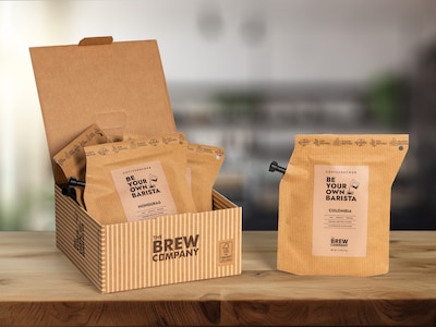 Grower's Cup Merry Christmas Presentask med Kaffe