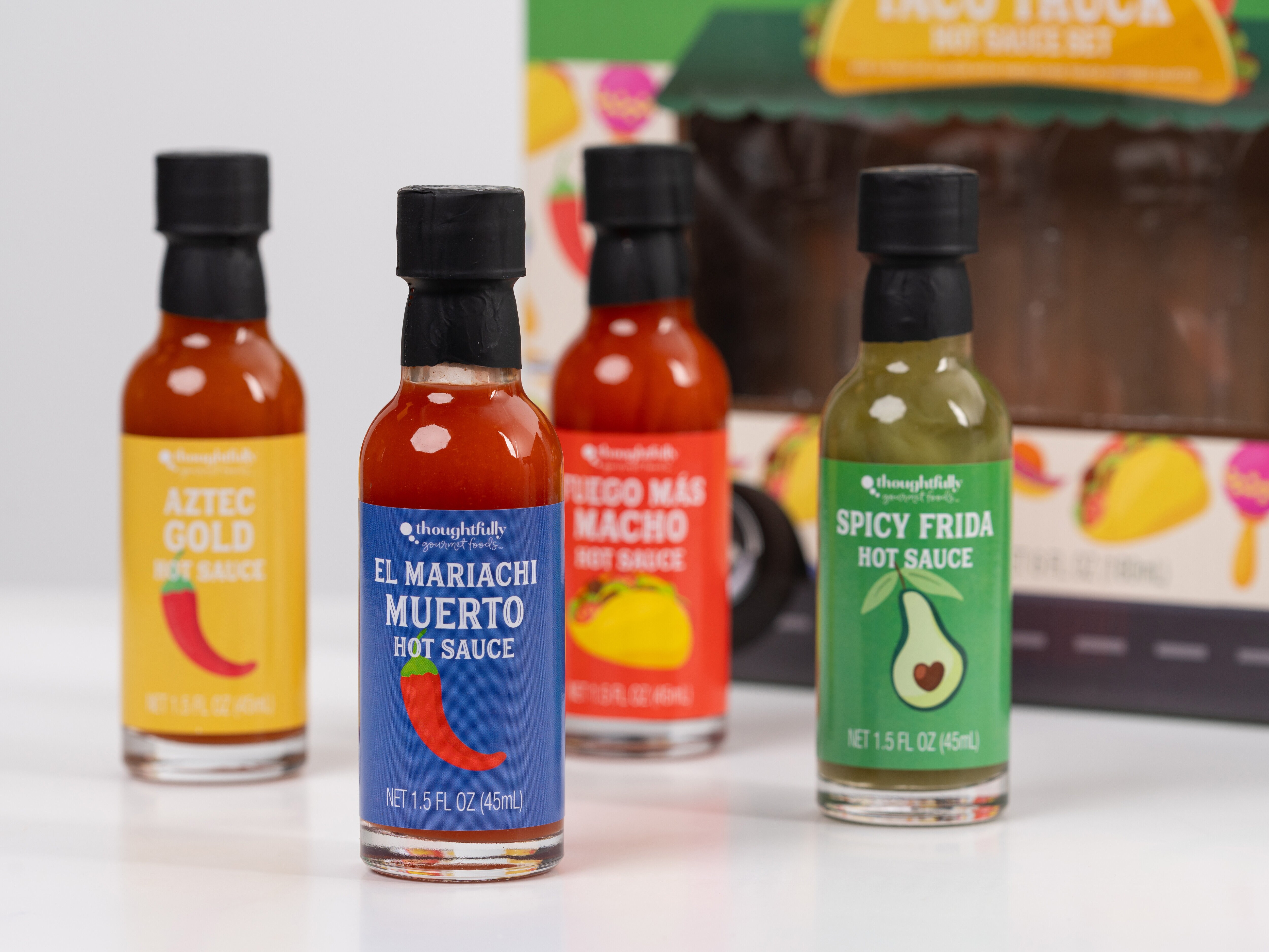 Lahjapakkaus Taco Truck Hot Sauce Set - Thoughtfully