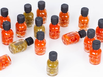 Presentlåda med Starka Såser: Inferno Tasting Flight - Thoughtfully