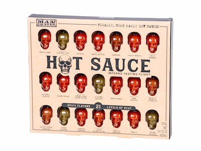 Presentlåda med Starka Såser: Inferno Tasting Flight - Thoughtfully