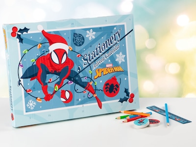 Spiderman Adventskalender Skrivtillbehör