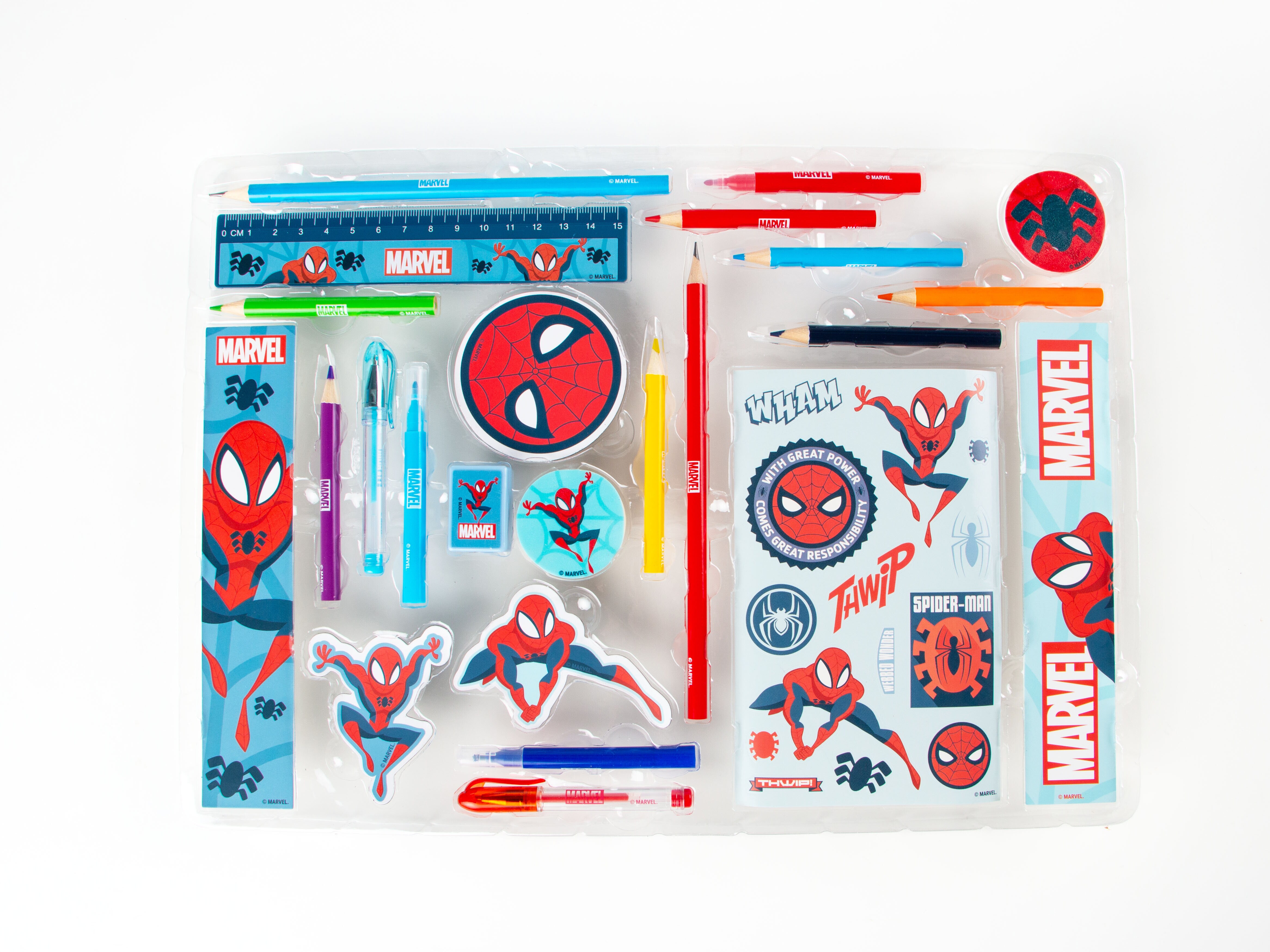 Spiderman Adventskalender Skrivtillbehör