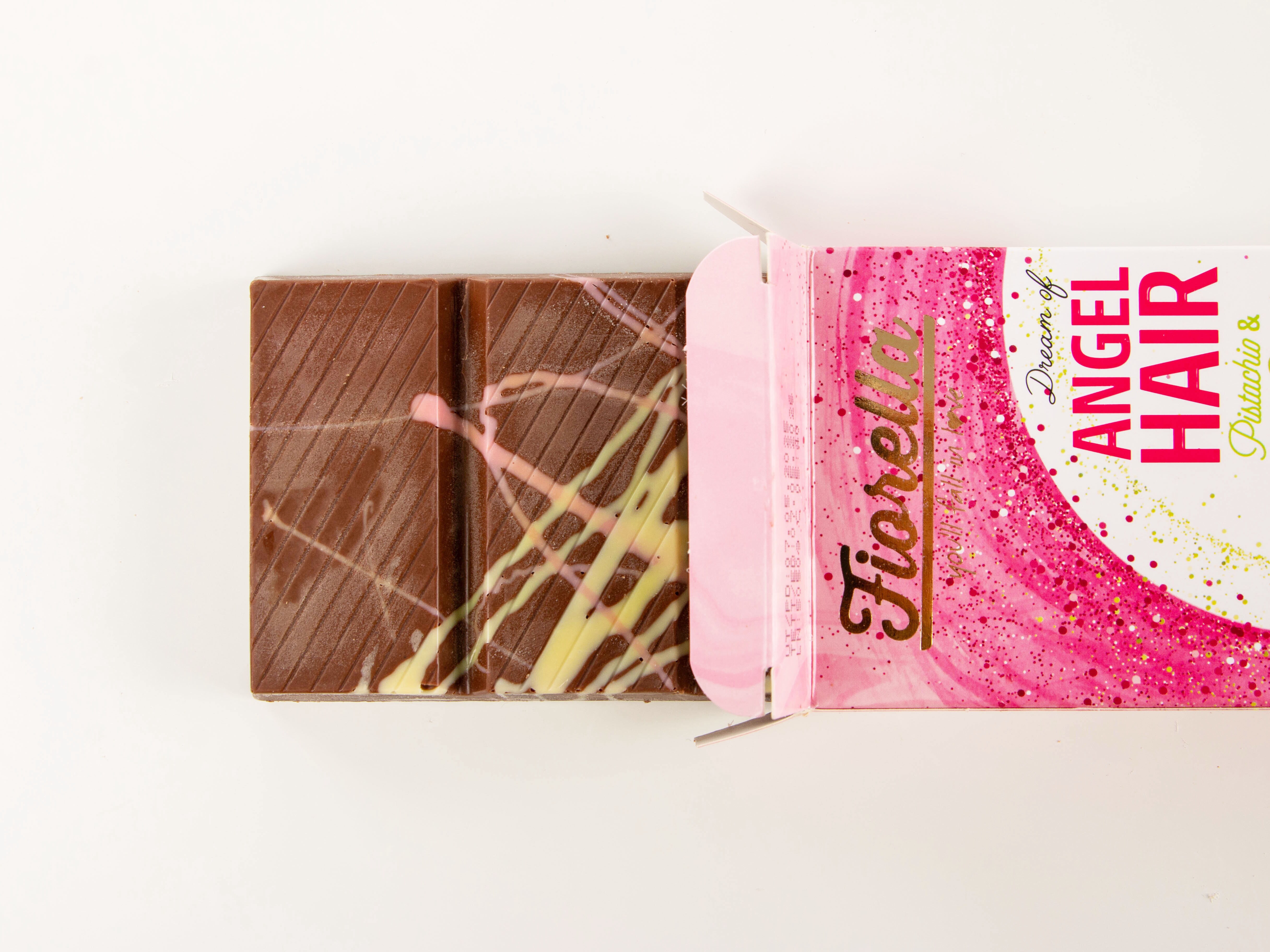 Angel Hair Choklad med Pistage