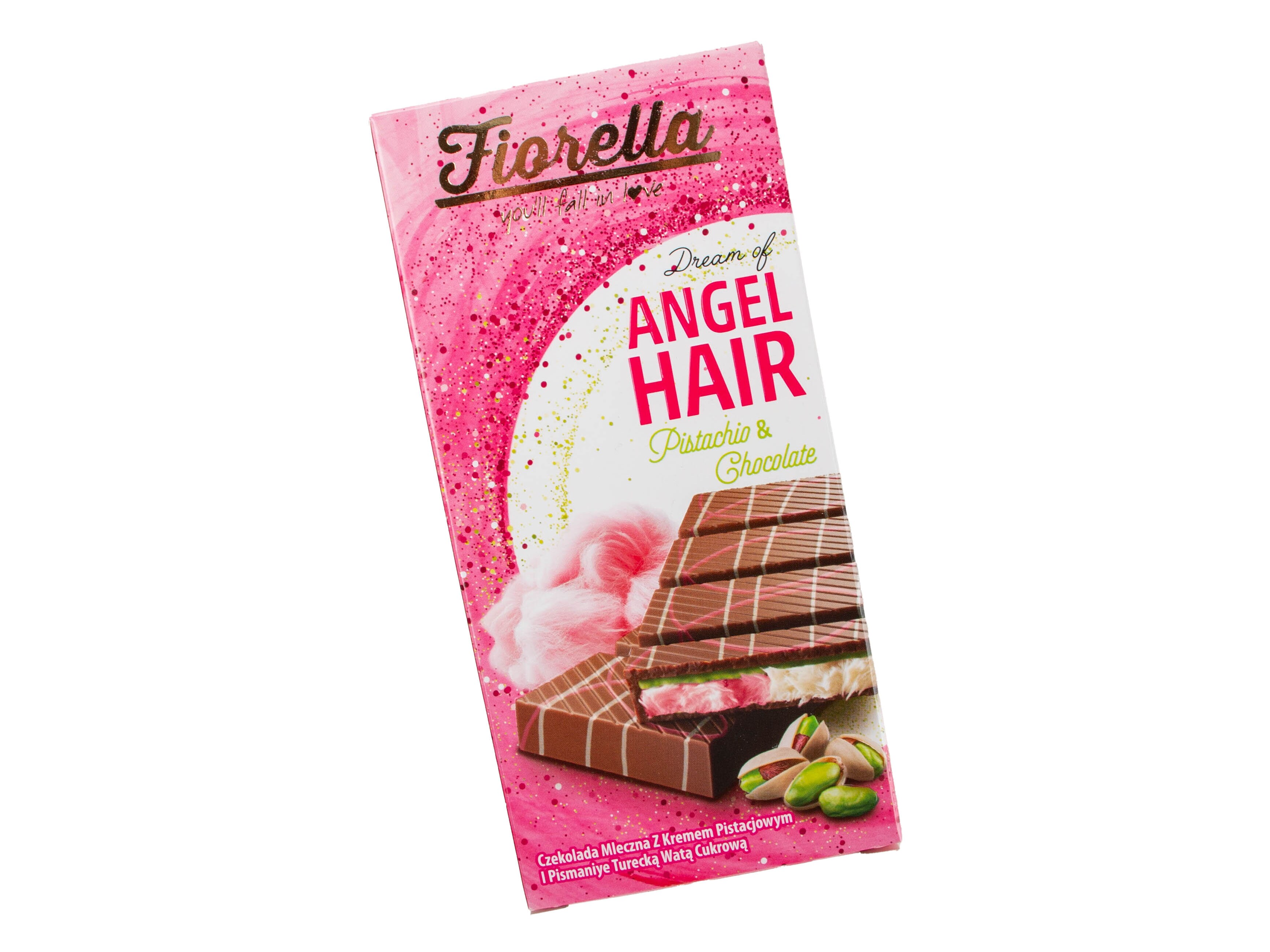 Angel Hair Choklad med Pistage