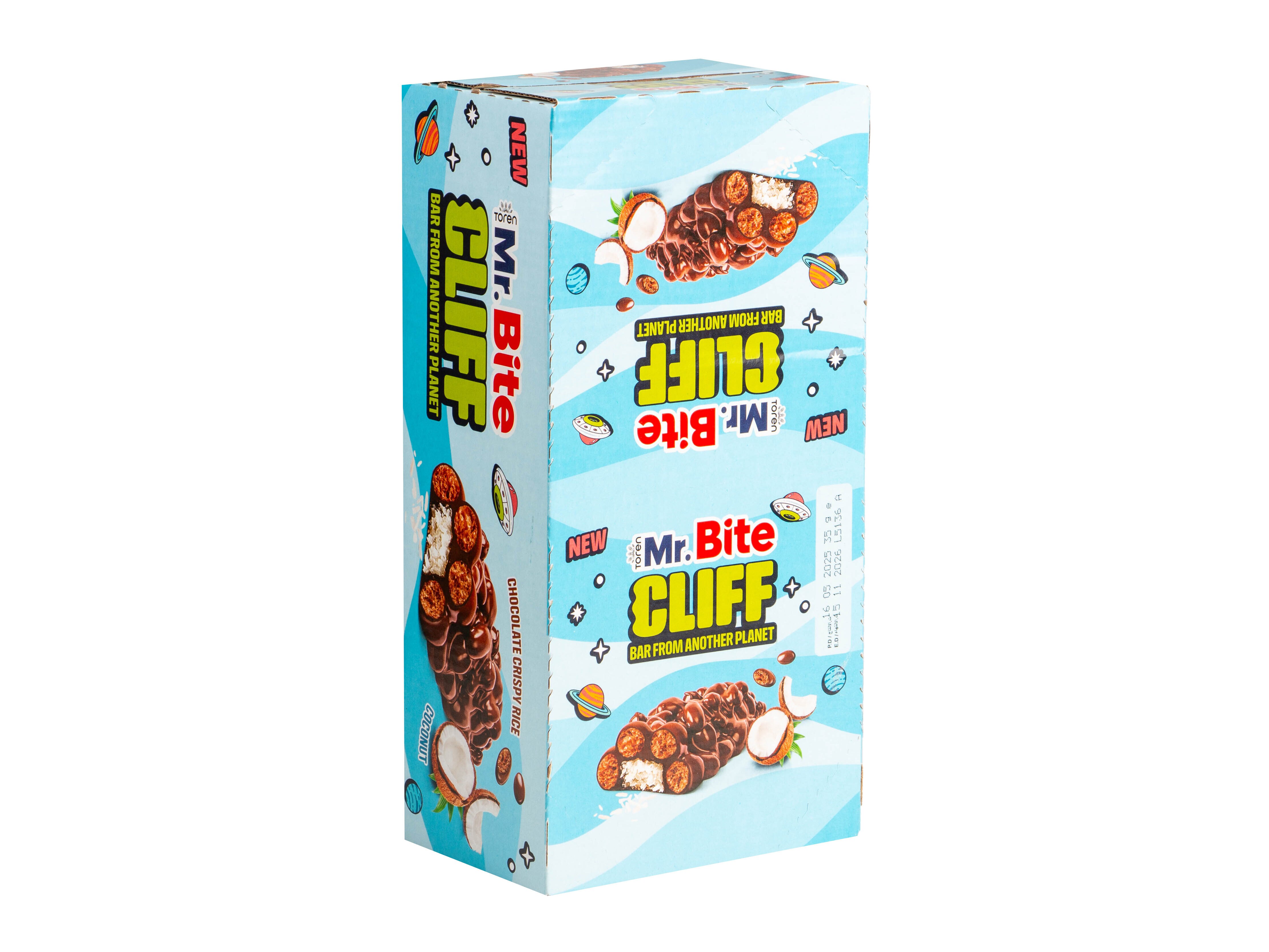 Mr. Bite Cliff Chokladbars med Kokos 24-pack