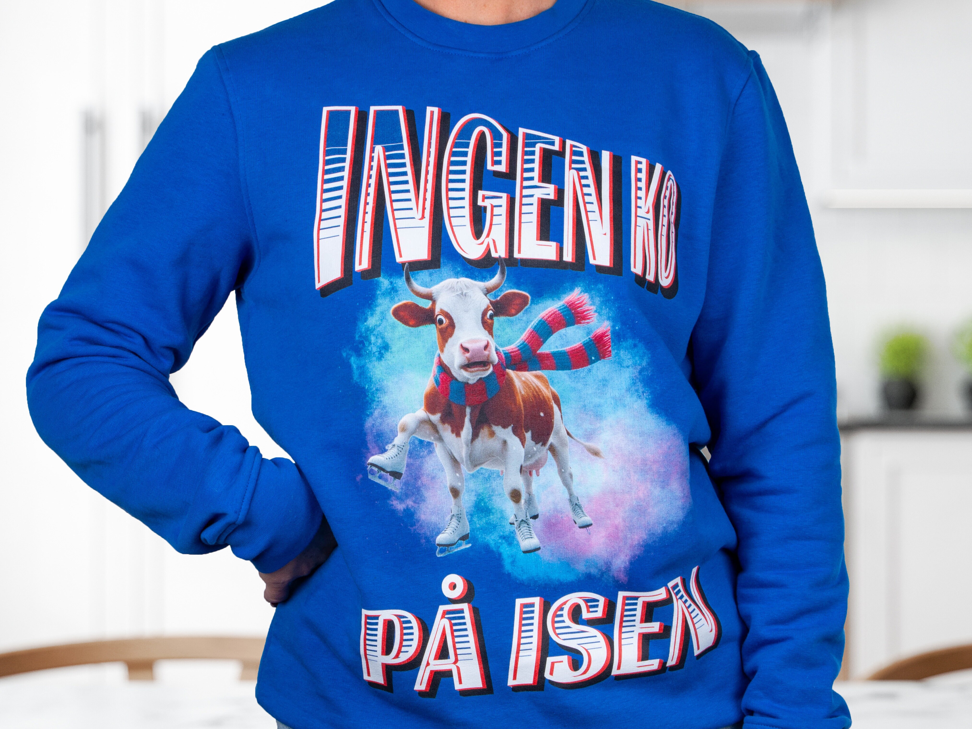 Sweatshirt med Fotocollage - 90'er Design