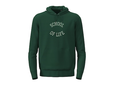 Hoodie med Egen Tekst i Collegestil