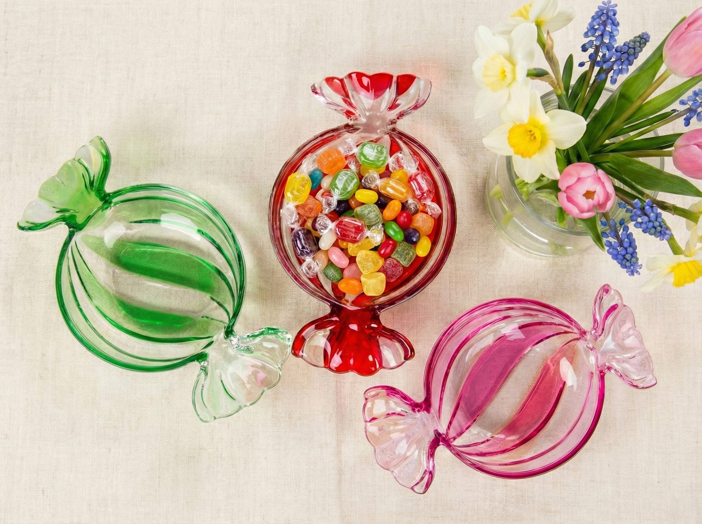 Glasfad Karamel - Rundt