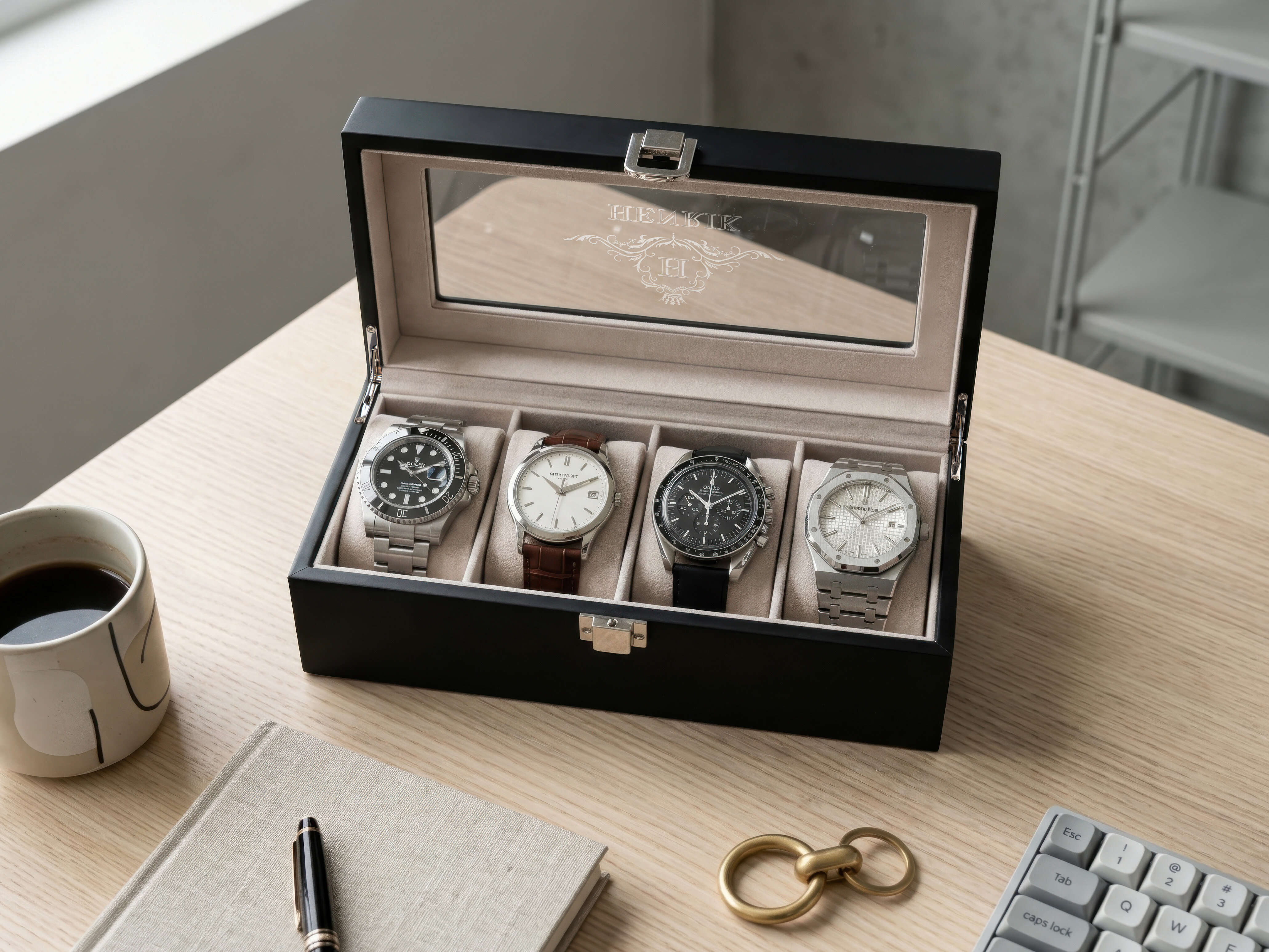 Klocklåda med Egen Text