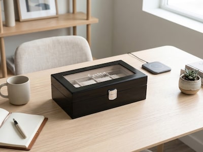 Klocklåda med Egen Text