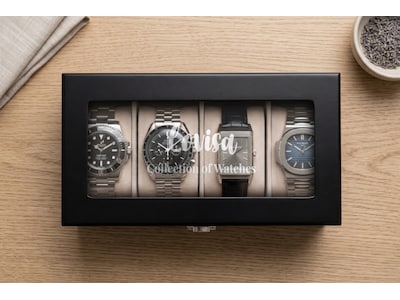 Klocklåda med Egen Text