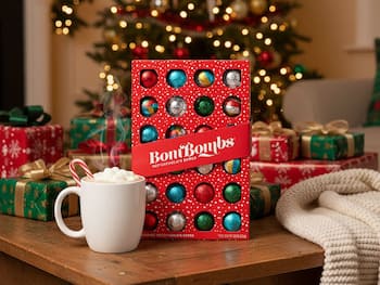 Presentboks med 24 sjokoladebomber for varm sjokolade - Thoughtfully