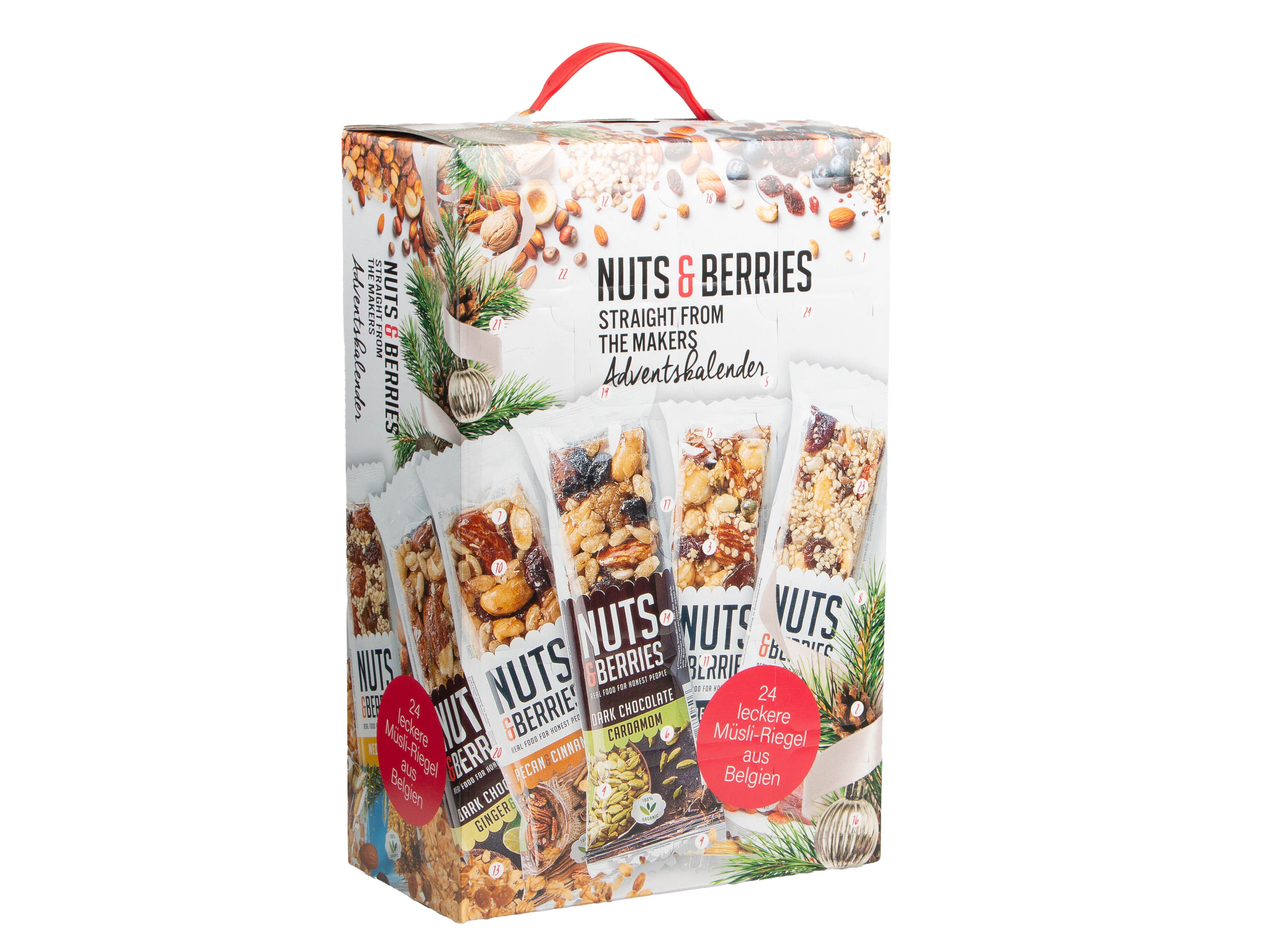 Nuts & Berries Adventskalender mit Nussriegeln