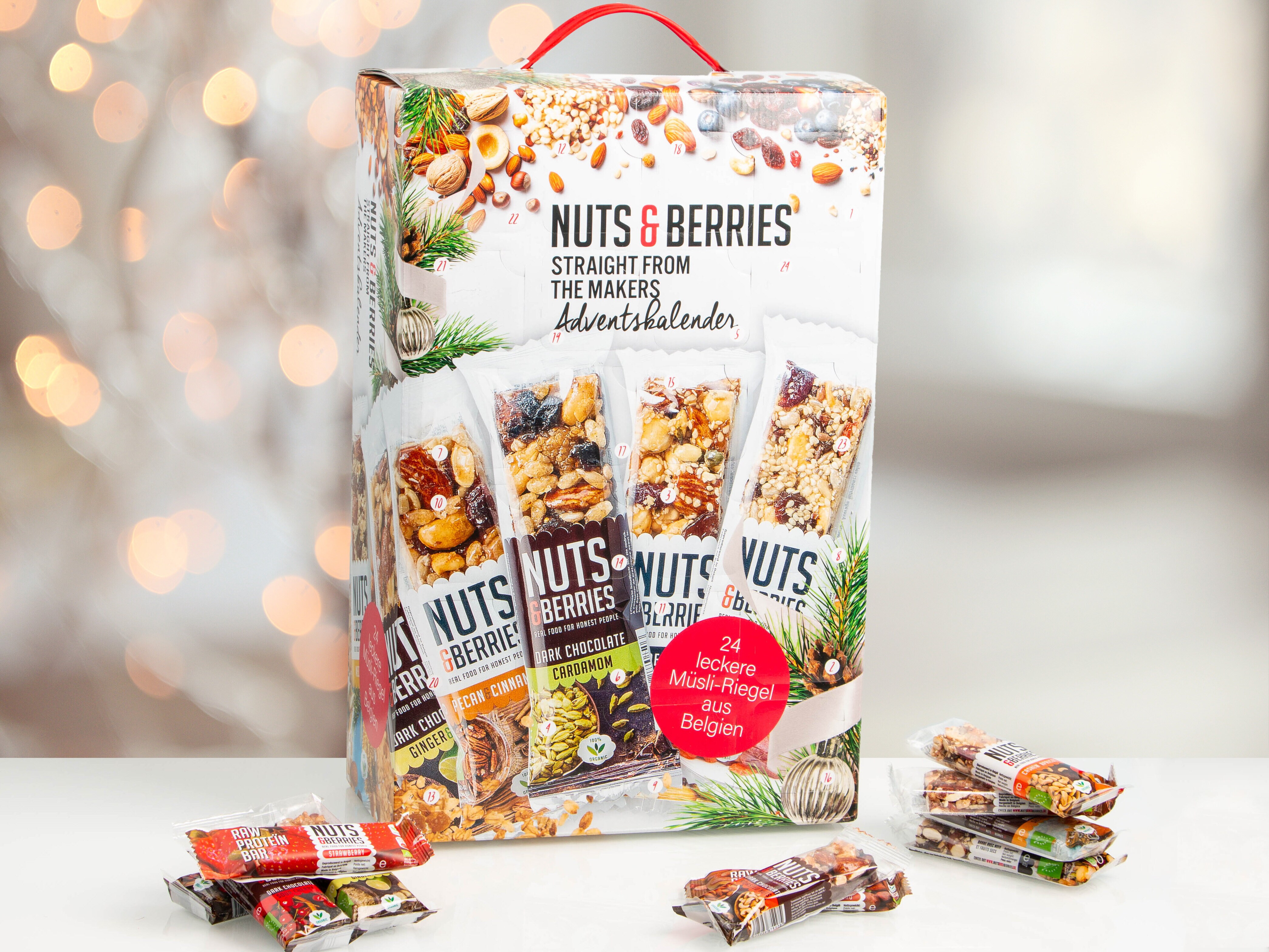 Nuts & Berries Julekalender med Nøddebarer
