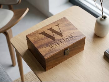 Trækasse med Egen Tekst