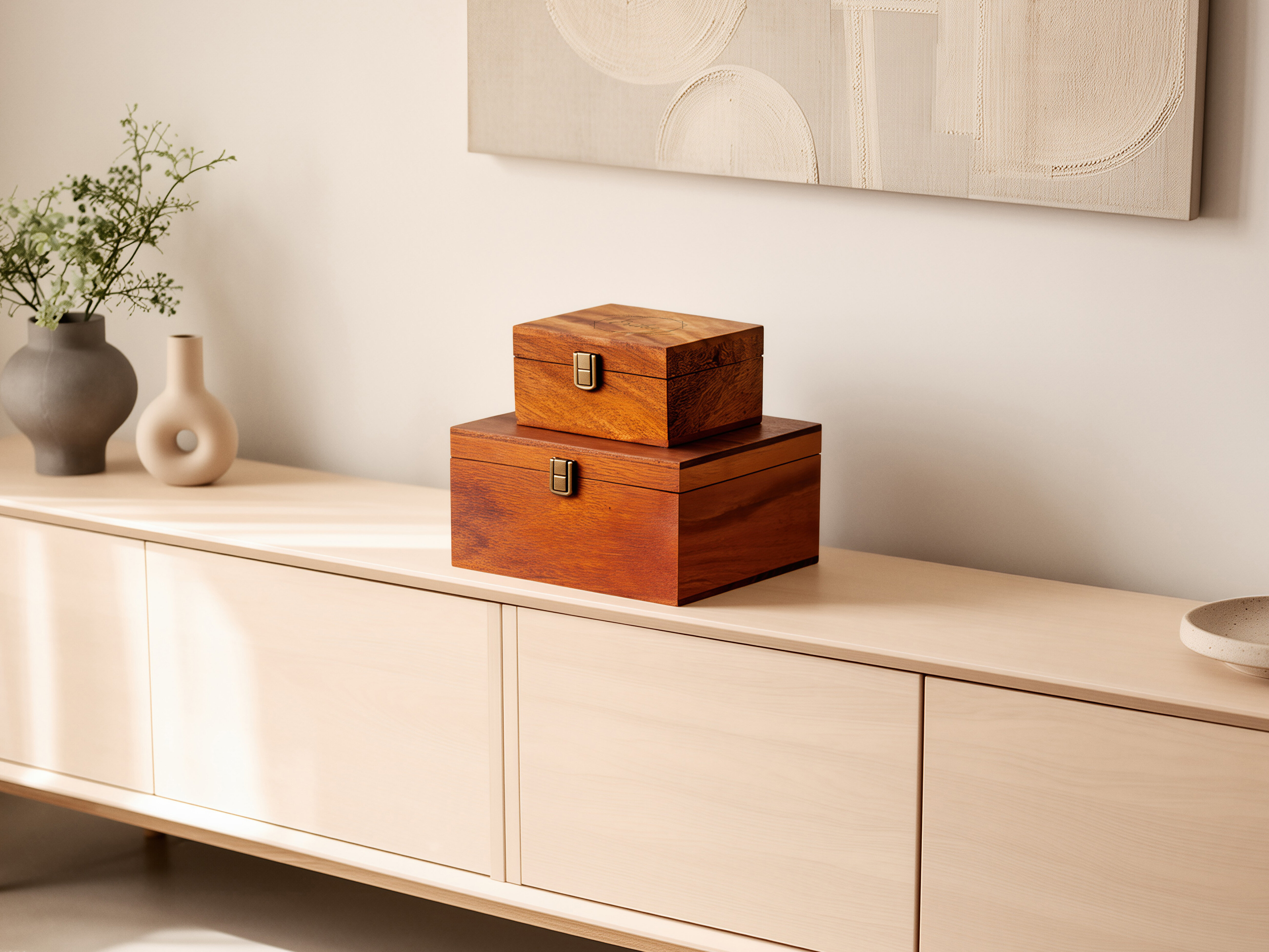 Trälåda med Egen Text