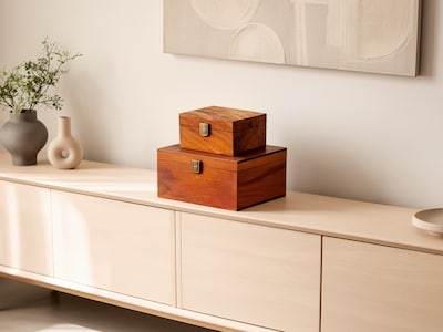 Trälåda med Egen Text