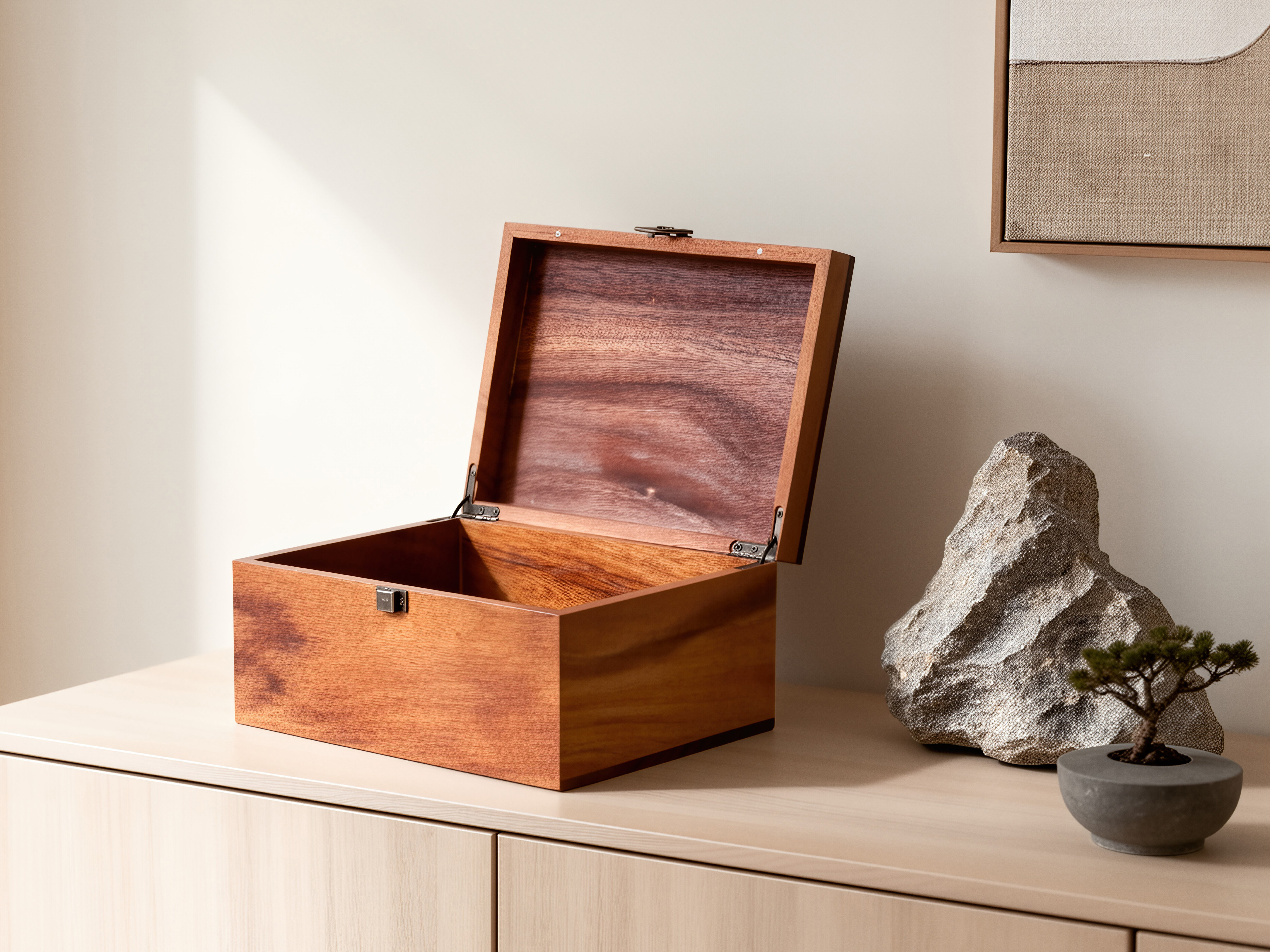 Trälåda med Egen Text